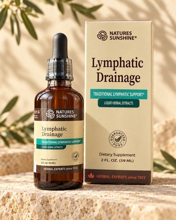 Presentación de Lymphatic Drainage, frasco y caja