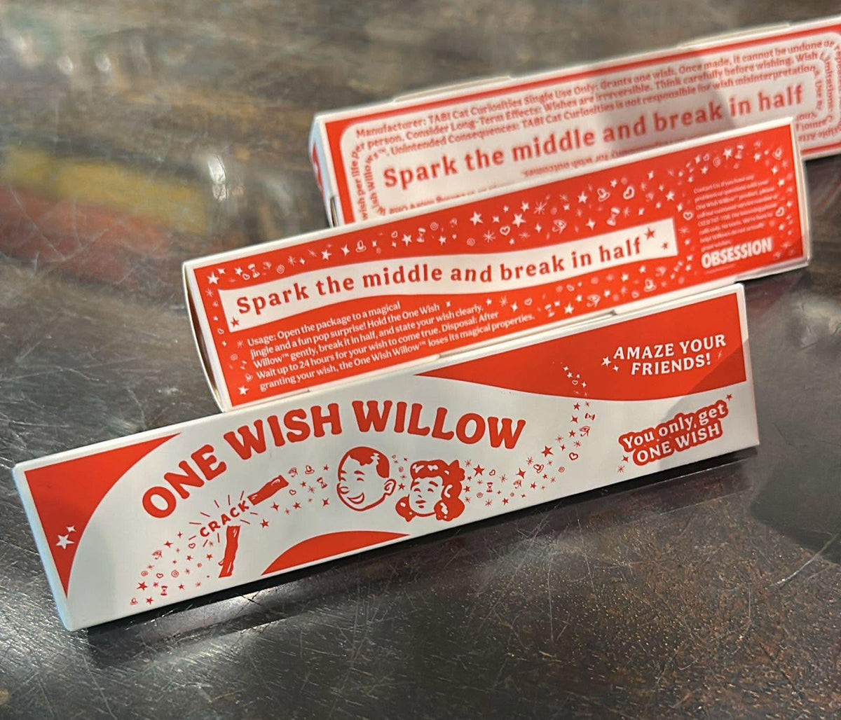 Foto real de las cajas One Wish Willow de TREVYKO